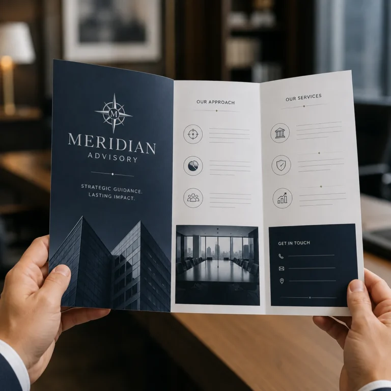 Brochure A4 Tri-fold (6 sides)